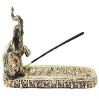 Aur Elefant Buddha Împachetări Tămâie Arzător Titularul Norocos Figurina Home Decor Cadou