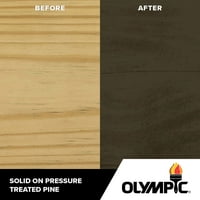Olympic Wood Protector exterior Stain Plus etanșant într-unul, Solid, nurcă, galon