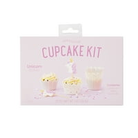 Sweetshop Cupcake Multicolor Unicorn Decor Kit-Adult